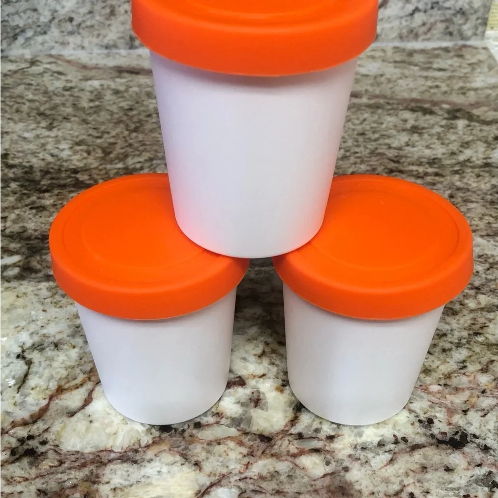 Mini Ice cream storage cups with Lids